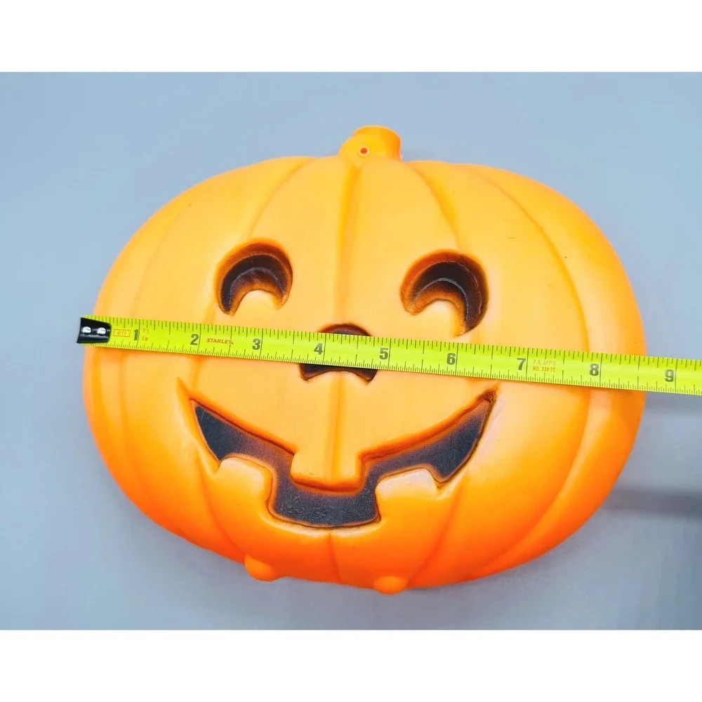 Blinky Electric Jack O Lite Orange Vintage Pumpkin Window Light No 503
